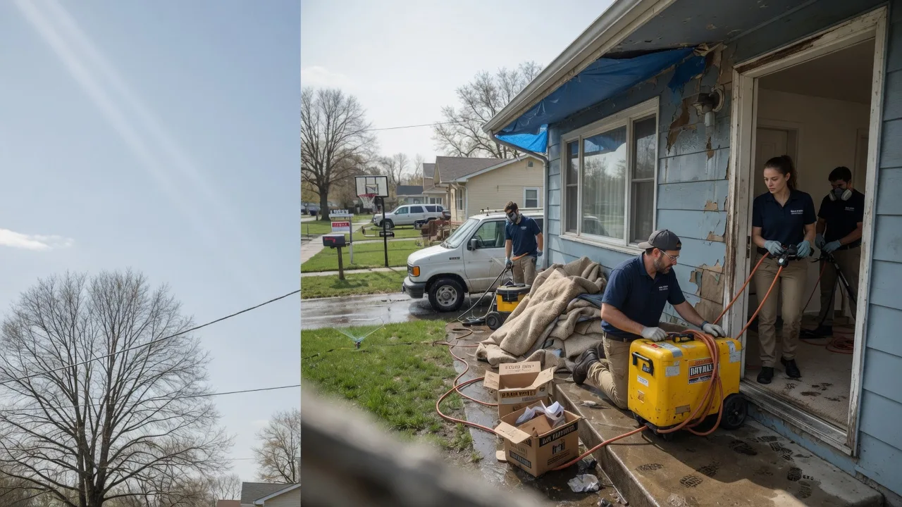 Basement Flood Cleanup in Schoolcraft, MI near me